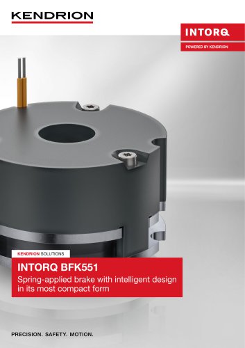 Brochure | Spring-Applied Brake - INTORQ551