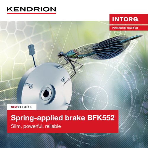 Brochure | Spring-Applied Brakes - INTORQ BFK552