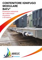 Contenitore ignifugo modulare per trasformatori BAFX - 1