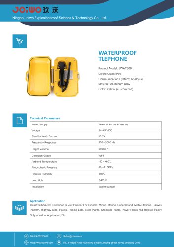 weather-resistance telephone- JWAT306