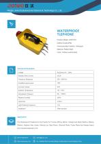 weatherproof telephone with beacon