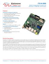 NANO-ITX SINGLE BOARD COMPUTER WITH INTEL E3800 PROCESSOR