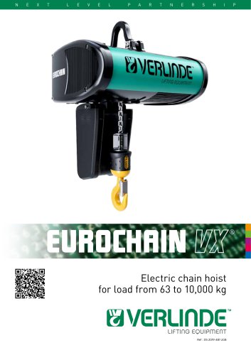 EUROCHAIN VX : ELECTRIC CHAIN HOIST