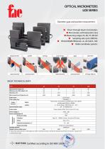 OPTICAL MICROMETERS LCE SERIES