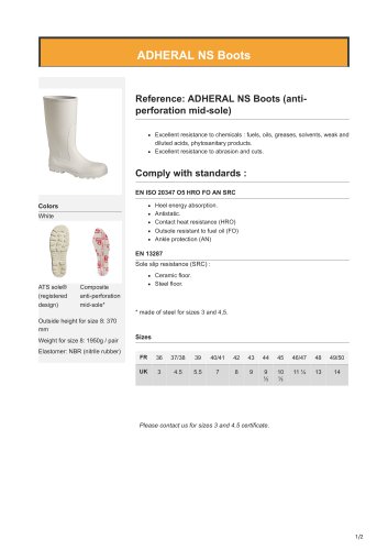 ADHERAL NS Boots