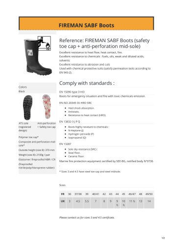 FIREMAN SABF Boots