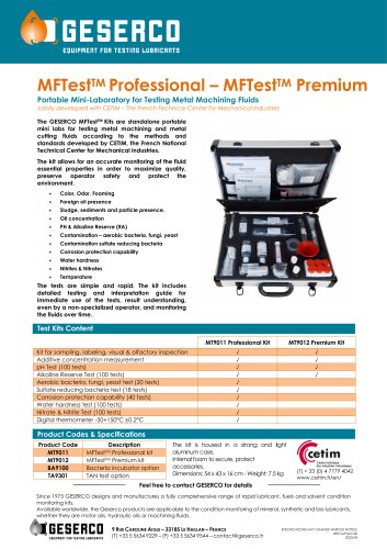 MFTest™ Professional – MFTest™ Premium