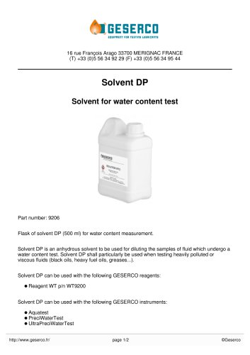 Solvent DP