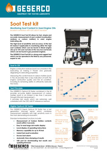 Soot Test kit