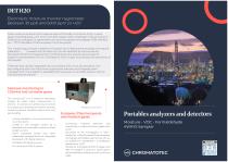 CHROMATOTEC Brochure: Portables analyzers and detectors