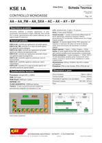 Scheda Tecnica KSE-1A - 1