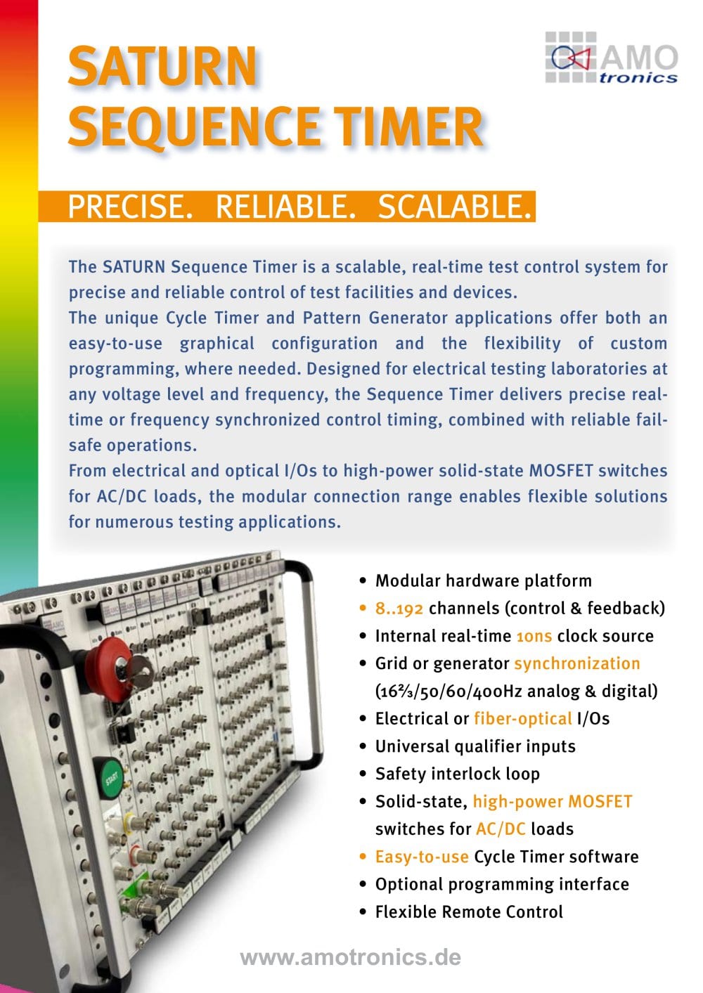 Saturn Sequence timer - AMOtronics
