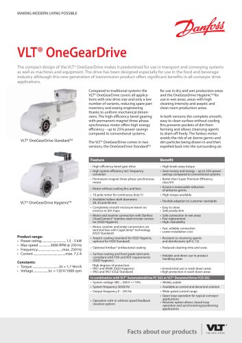 VLT® OneGearDrive