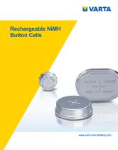 Rechargeable NiMH Button Cells