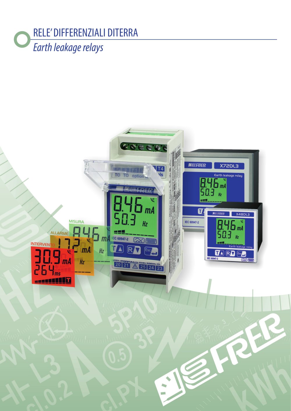 Earth leakage relays  - FRER