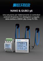 NANO & QUBO 96 Una soluzione per l’abbinamento ai controllori centrali d’impianto CCI obbligatori a seguito  della delibera ARERA 385/2025/R/EEL
