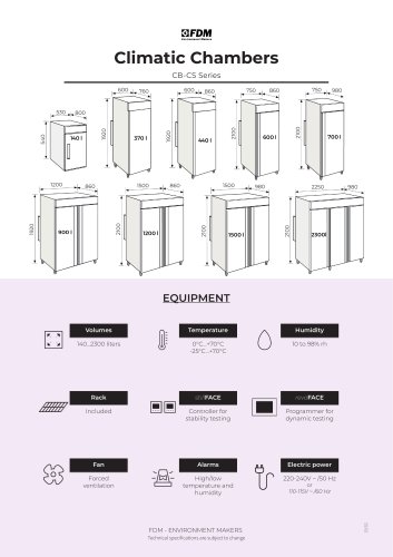 Camere Climatiche (costanti, dinamiche)