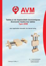 Economical manual table Type 309B