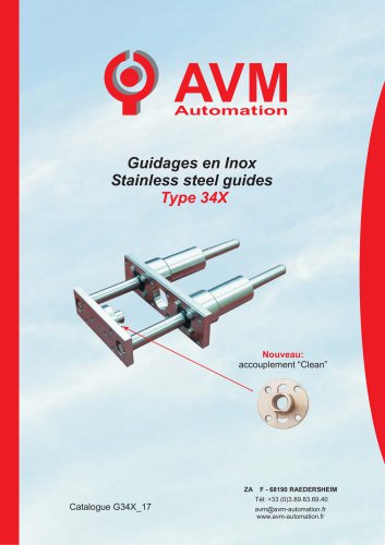 Guide in Stainless Steel Type 34X