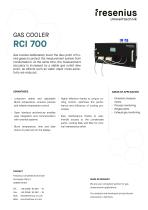 Gas Cooler RCI 700 Data Sheet
