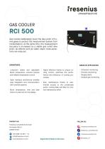 Sample Gas Cooler RCI 500 Data Sheet