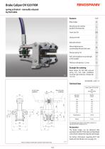 Manual Brake Calipers DV 020FKM RINGSPANN
