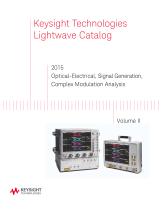 2015 Optical-Electrical, Signal Generation, Complex Modulation Analysis