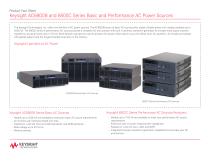 AC6800 Series and 6800B/C Series Basic and Performance AC Power Sources