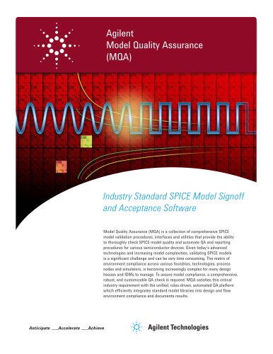 Agilent Model Quality Assurance (MQA)