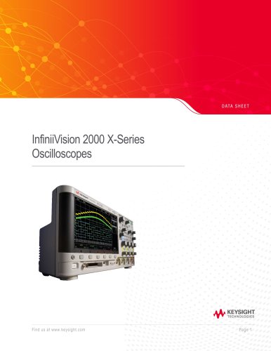 InfiniiVision 2000 X-Series