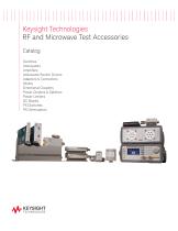 Keysight RF & Microwave Test Accessories - Catalog