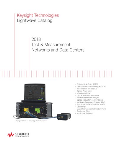 Lightwave - Test and Measurement Networks and Data Centers