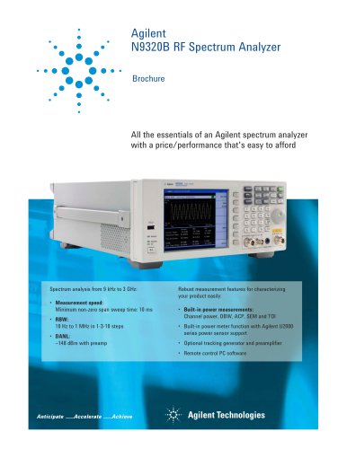 N9320B RF Spectrum Analyzer