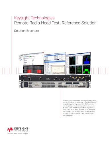 Remote Radio Head Test, Reference Solution