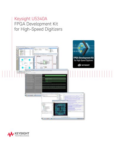 U5340A FPGA Development Kit for High-Speed Digitizers