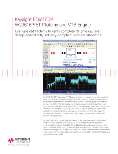 W2361EP/ET Ptolemy and VTB Engine