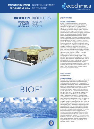 CLASSIC BIOFILTER BIO-F® SERIES