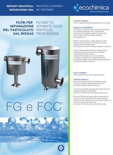 FINE FILTER FOR BIOGAS FCC®