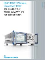 R&S®CMW270 Wireless Connectivity Tester