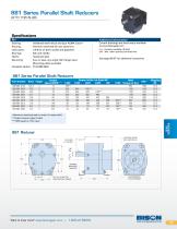 881 Series Parallel Shaft Reducers