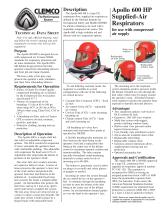 Apollo 600 HP Supplied-Air Respirators