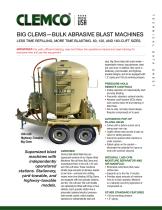 BIG CLEMS—BULK ABRASIVE BLAST MACHINES