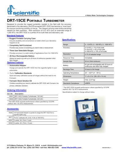 DRT-15CE Portable Turbidimeter