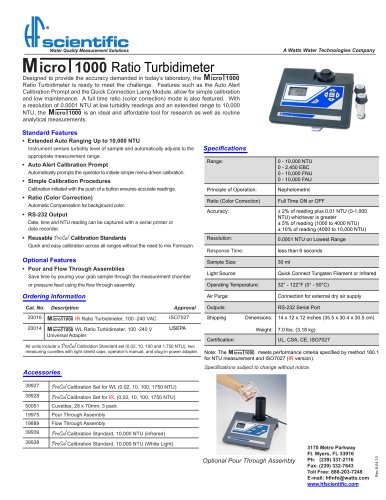 Micro1000 Ratio Turbidimeter