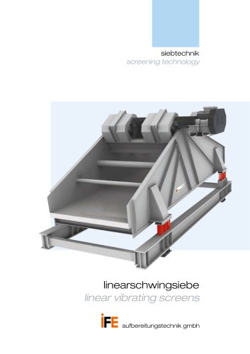 linear vibrating screens