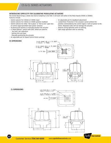 CS & CL SERIES ACTUATORS