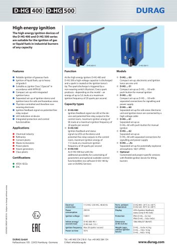 D-HG 400, D-HG 500