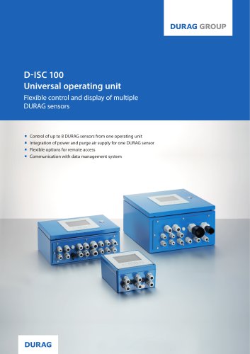 D-ISC 100 Universal operating unit