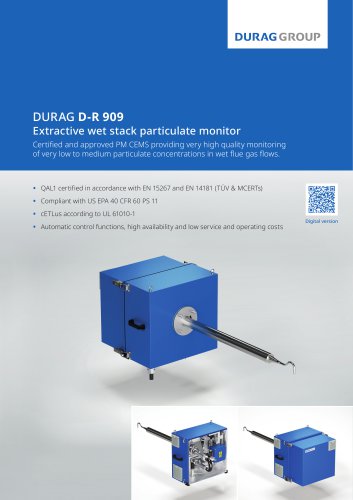 Dust Monitor for Wet Stacks
