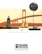 HANNA instruments 2007 Laboratory Catalog